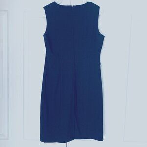 CALVIN KLEIN  CLASSIC LBD Little Black Sheath Dress Sleeveless SZ 8